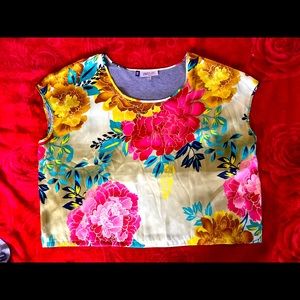 Jennifer Lopez Oversized Blouse Tee